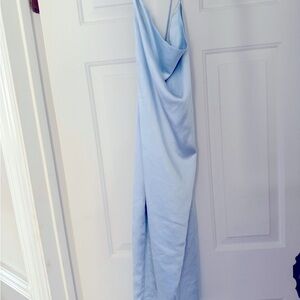 Elegant Light Blue Women's Dress